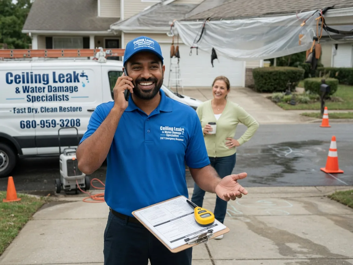 Ceiling Leak Cleanup Tylerton, MD FAQs